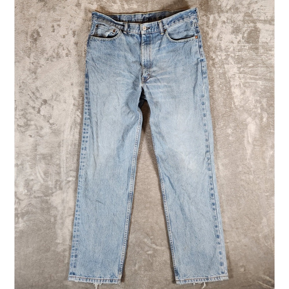 Levi's 550 Jeans Men's 36X33 (Tag 36X34) Blue Straight Relaxed Denim Classic